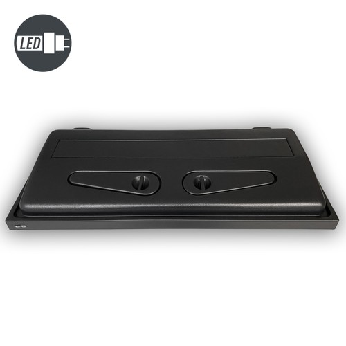 Led aquarium abdeckung - led, schwarz