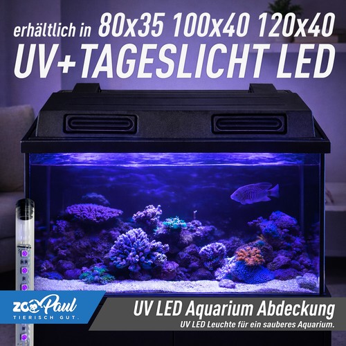 Zoopaul led aquarium - uv,