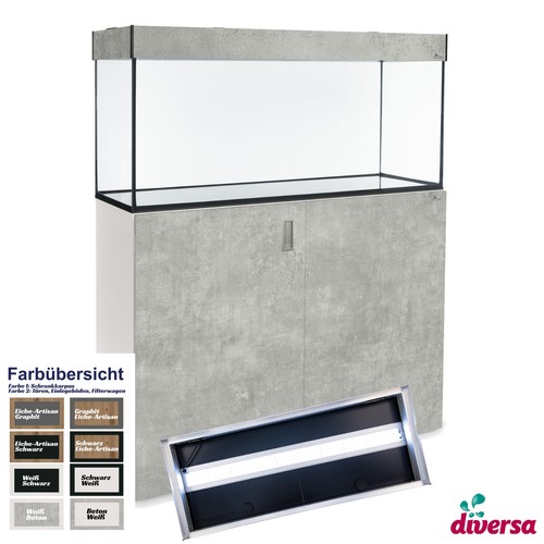 Aquarium 160l kombination - aquarium,